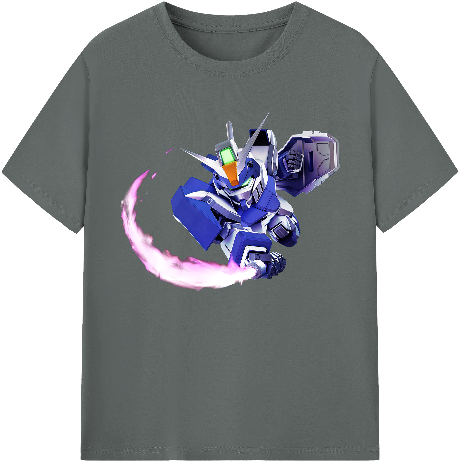 （画像用） 機動戦士ガンダム Mobile Suit Gundam 綿100％ メンズ半袖Tシャツ｜肌触りやわらか＆通気性